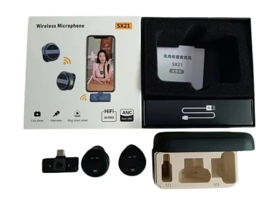SX21 Wireless Lavalier Mics for Android