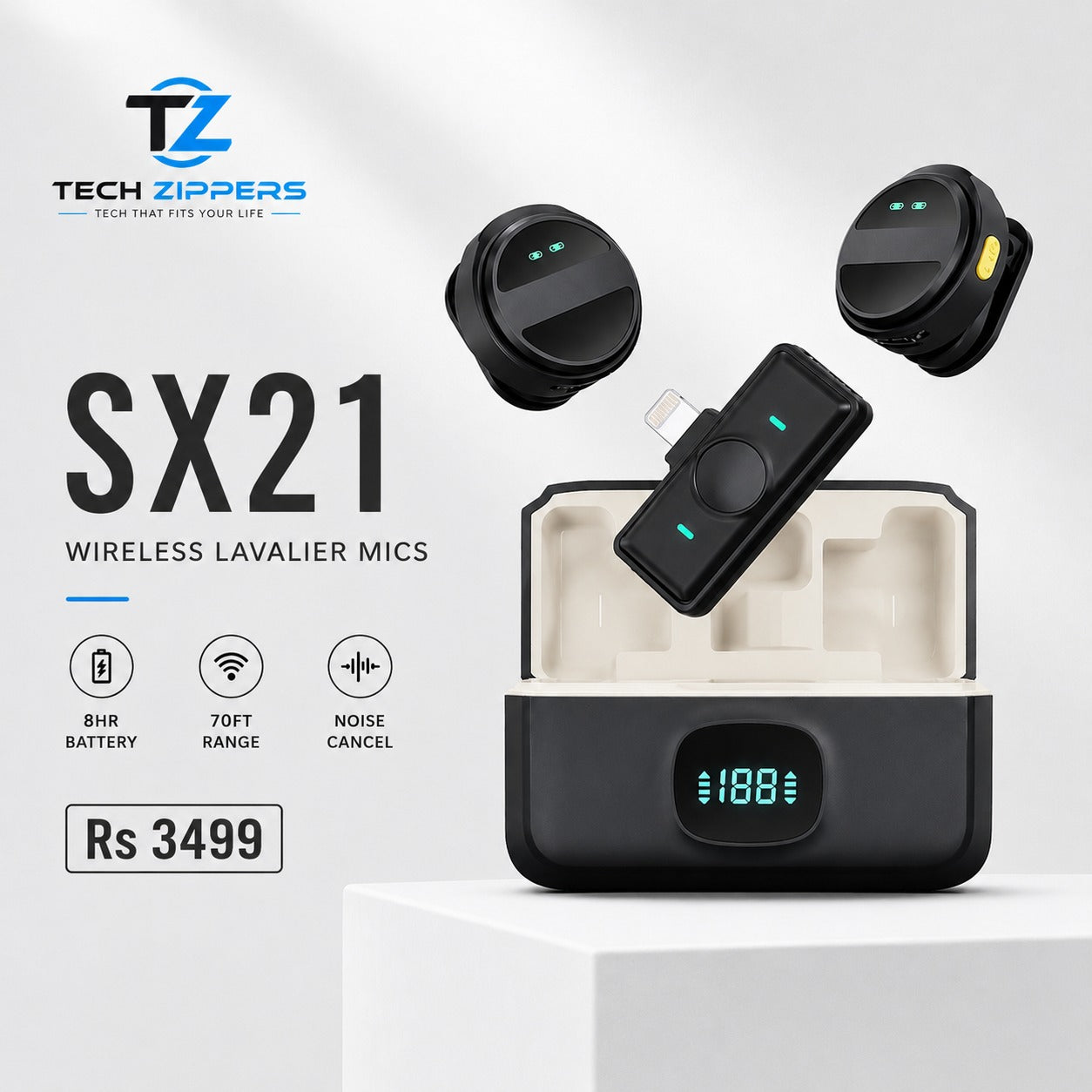 SX21 Wireless Lavalier Mics for Android